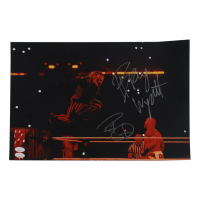 Bray Wyatt & Randy Orton Signed WWE 12x18 Photo (2x JSA) at PristineAuction.com