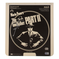 Al Pacino Signed "The Godfather: Part II" SelectaVision Video Disc (Beckett) at PristineAuction.com