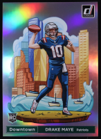 Drake Maye 2024 Donruss Downtown Oversize #13 RC at PristineAuction.com
