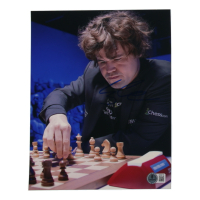 Magnus Carlsen Signed 8x10 Photo (Beckett) at PristineAuction.com