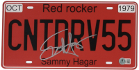 Sammy Hagar Signed "I Can't Drive 55" Commemorative License Plate (Beckett) at PristineAuction.com