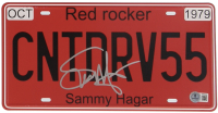 Sammy Hagar Signed "I Can't Drive 55" Commemorative License Plate (Beckett) at PristineAuction.com