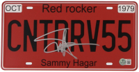 Sammy Hagar Signed "I Can't Drive 55" Commemorative License Plate (Beckett) at PristineAuction.com