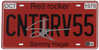 Sammy Hagar Signed "I Can't Drive 55" Commemorative License Plate (Beckett) at PristineAuction.com