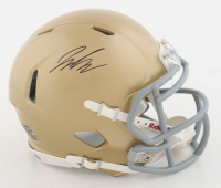 Jaden Greathouse Signed Notre Dame Fighting Irish Speed Mini Helmet (Schwartz) at PristineAuction.com