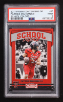Patrick Mahomes II 2017 Panini Contenders DP School Colors #15 RC (PSA 9) at PristineAuction.com