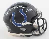Andre Rison Signed Colts 2023 Alternate Speed Mini Helmet Inscribed "1st Rd Pick 1989" (Schwartz) at PristineAuction.com