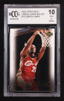 LeBron James 2003 Upper Deck Box Set #15 RC (BCCG 10) at PristineAuction.com