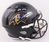 Jamal Lewis Signed Ravens Full-Size Speed Helmet Inscribed "2k Club" (Beckett) at PristineAuction.com