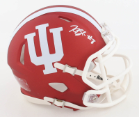 Kaelon Black Signed Indiana Hoosiers Speed Mini Helmet (Schwartz) at PristineAuction.com