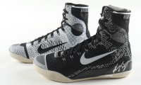 Kobe Bryant Twice-Signed Pair of Nike Elite IX BHM Basketball Shoes (Panini) at PristineAuction.com