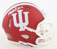 Mikail Kamara Signed Indiana Hoosiers Speed Mini Helmet (Schwartz) at PristineAuction.com
