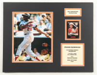 Frank Robinson Signed Custom Matted 1999 Hillshire Farms Home Run Heroes Autographs #3 (JSA) at PristineAuction.com