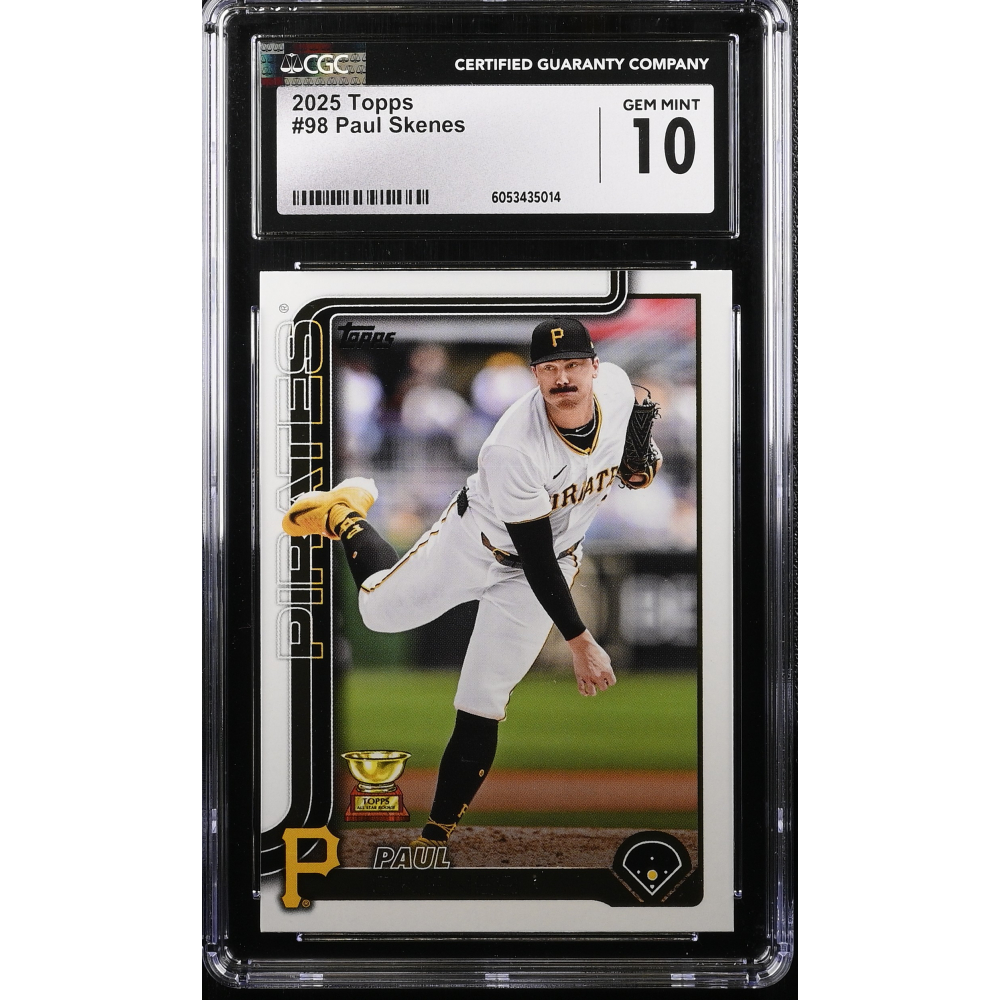 Paul Skenes 2025 Topps Series One #98 (CGC 10) at PristineAuction.com