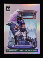 Lamar Jackson 2024 Donruss Optic Downtown #1 at PristineAuction.com