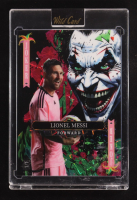 Lionel Messi 2025 Wild Card Joker's Wild Wild Pink and Black Laser #SDJWM-LMNh10 #1/1 at PristineAuction.com