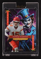 Patrick Mahomes II 2025 Wild Card 5 Card Draw Stacked Deck Joker Purple #SDJW-PMNb01 #1/1 at PristineAuction.com