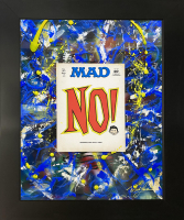 "MAD Magazine: NO" December 1971 Issue #147 Original Custom Framed Painting On Acrylic Glass 029-26 (Lewis) at PristineAuction.com