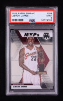 LeBron James 2019-20 Panini Mosaic #298 MVP (PSA 9) at PristineAuction.com