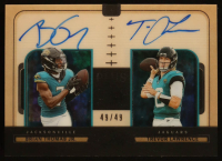 Trevor Lawrence / Brian Thomas Jr. RC 2024 Panini One Plus One Signatures #197 #49/49 at PristineAuction.com