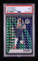 Luka Doncic 2023-24 Panini Mosaic Elevate Mosaic Green #2 (PSA 9) at PristineAuction.com