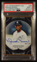 Mariano Rivera 2022 Topps Transcendent Transcendent Collection Autographs Purple #TCAMR #04/10 (PSA 9 | Auto 10) at PristineAuction.com