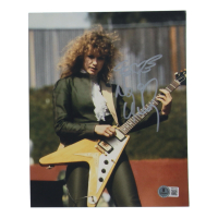 Nancy Wilson Signed 8x10 Photo with Band Logo Sketch (Beckett) at PristineAuction.com