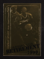 Michael Jordan 1999 Fleer Retirement 23KT Gold Card #NNO at PristineAuction.com