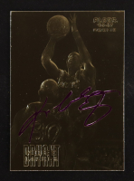 Kobe Bryant 1996-97 Fleer Purple Signature 23KT Gold Card #NNO RC at PristineAuction.com