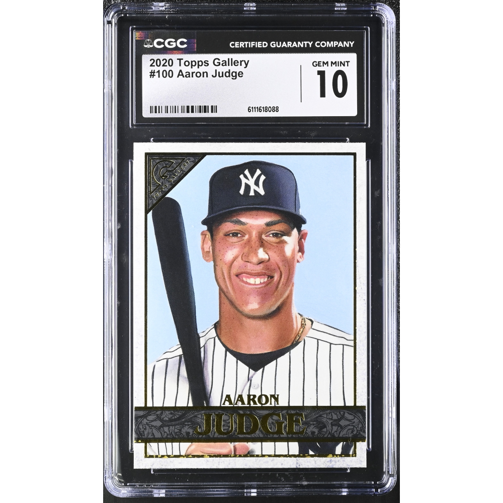 Aaron Judge 2020 Topps Gallery #100 (CGC 10) at PristineAuction.com