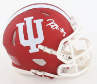Kaelon Black Signed Indiana Hoosiers Speed Mini Helmet (Schwartz) at PristineAuction.com