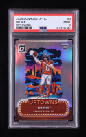 Bo Nix 2024 Donruss Optic Uptowns #3 RC (PSA 9) at PristineAuction.com
