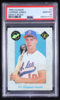 Chipper Jones 1990 Classic Draft Picks #1 RC (PSA 10) at PristineAuction.com