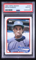 Deion Sanders 1989 Topps Traded #110T RC (PSA 10) at PristineAuction.com