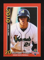 Mike Trout 2010 Cedar Rapids Kernels Rising Alumni Team Issue #2 RC at PristineAuction.com
