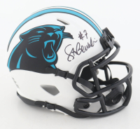 Steve Beuerlein Signed Panthers Lunar Eclipse Alternate Speed Mini Helmet (Schwartz) at PristineAuction.com