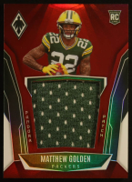 Matthew Golden 2025 Panini Phoenix Pandora Patches Red #7 #001/249 RC at PristineAuction.com