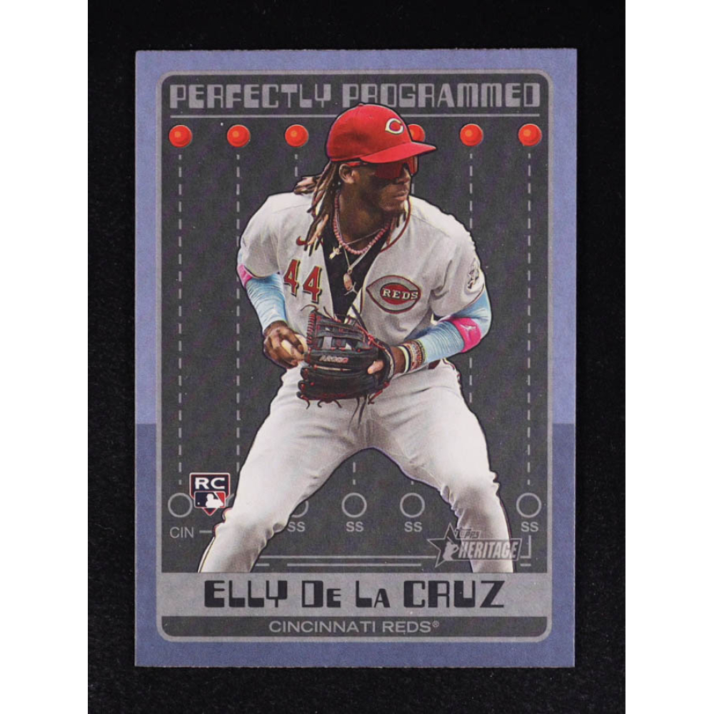 Elly De La Cruz 2024 Topps Heritage Perfectly Programmed #PP7 RC at PristineAuction.com