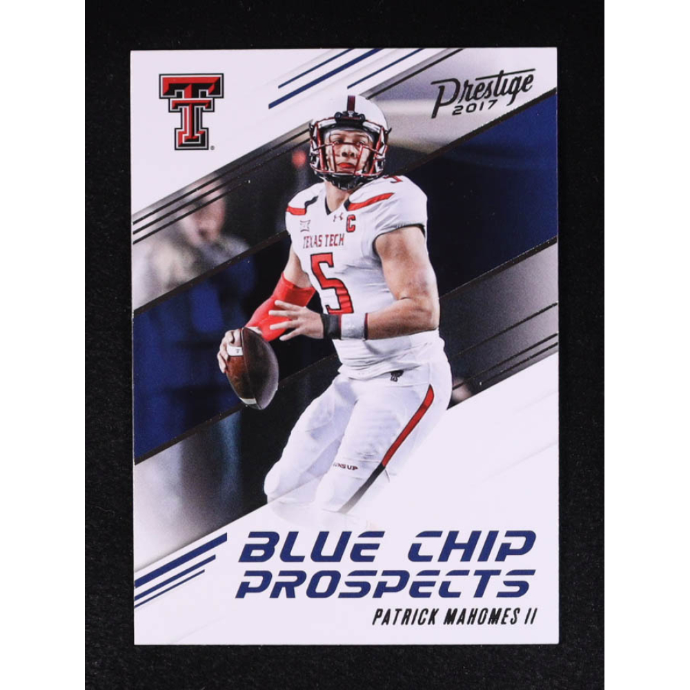 Patrick Mahomes II 2017 Prestige Blue Chip Prospects #8 RC at PristineAuction.com
