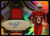 Will Johnson 2025 Select Rookie Signature Memorabilia Prizm #1 #203/249 RC at PristineAuction.com