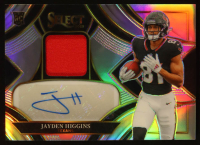 Jayden Higgins 2025 Select Rookie Signature Memorabilia Prizm #17 #127/249 RC at PristineAuction.com