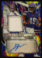 Dallas Turner 2024 Panini Spectra Aspiring Patch Autographs Supernova #14 #33/70 RC at PristineAuction.com