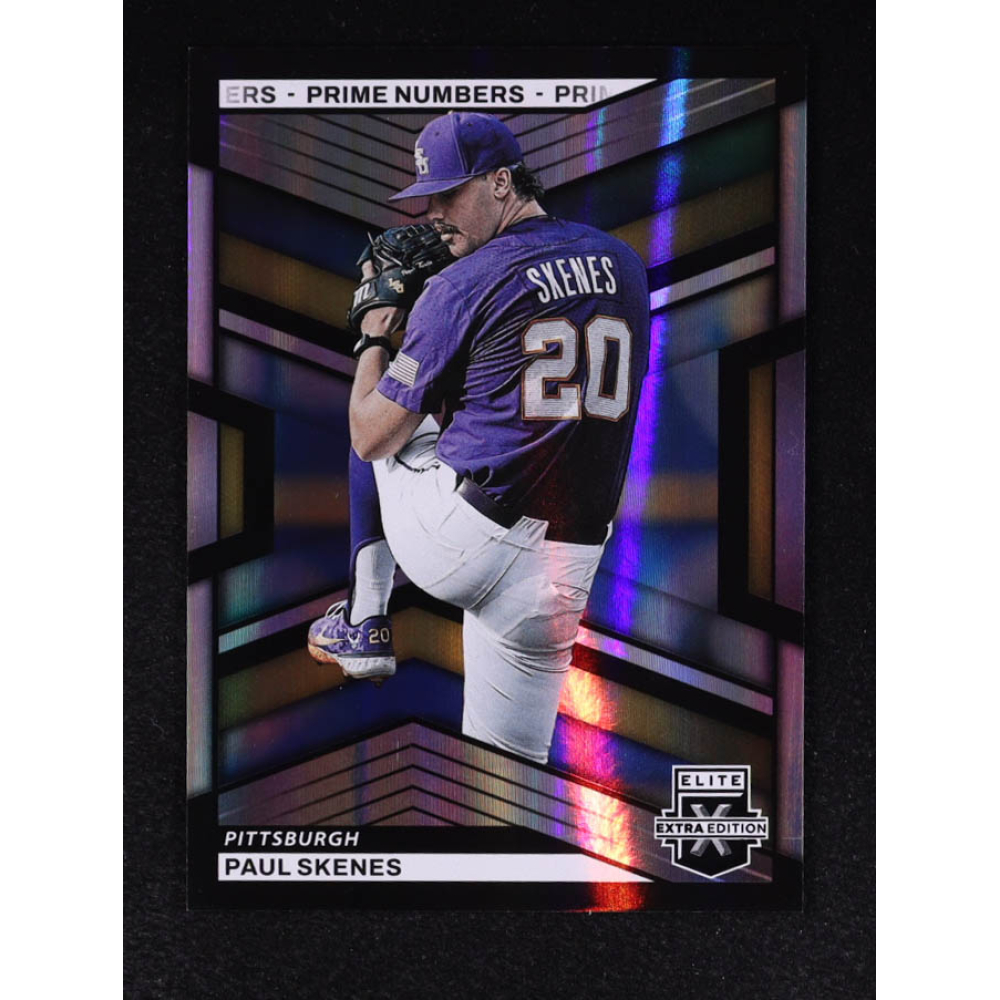 Paul Skenes 2023 Elite Extra Edition Prime Numbers A #7 #178/200 RC at PristineAuction.com