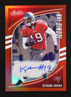 Keyshawn Johnson 2025 Absolute Iconic Ink Red #3 #36/75 at PristineAuction.com