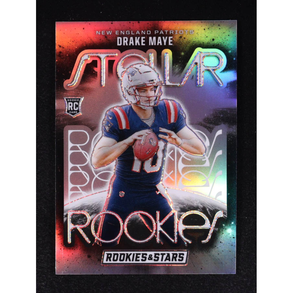 Drake Maye 2024 Rookies and Stars Stellar Rookies Silver #6 RC at PristineAuction.com
