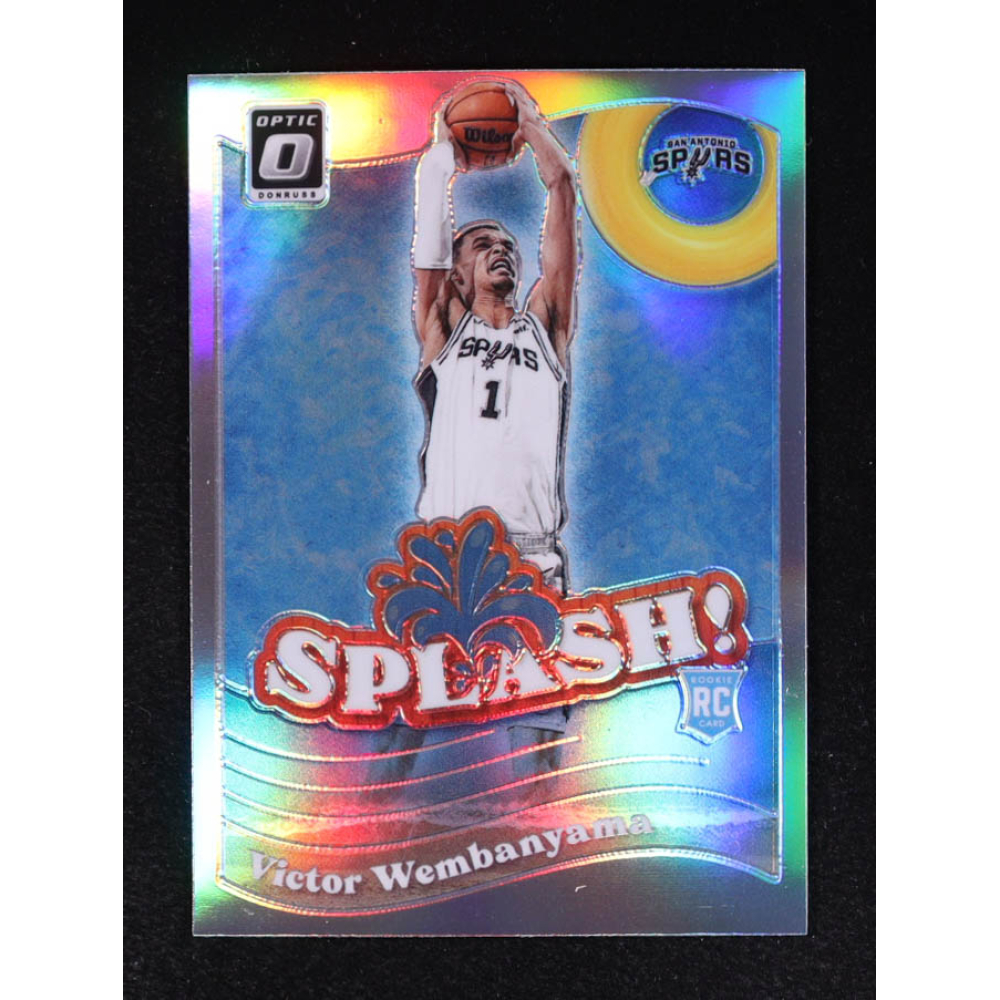 Victor Wembanyama 2023-24 Donruss Optic Splash Holo #6 RC at PristineAuction.com