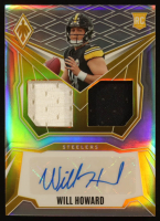 Will Howard 2025 Panini Phoenix Dual Rookie Patch Autographs Silver #2 #075/149 RC at PristineAuction.com