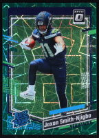 Jaxon Smith-Njigba 2023 Donruss Optic Green Velocity #293 RR RC at PristineAuction.com