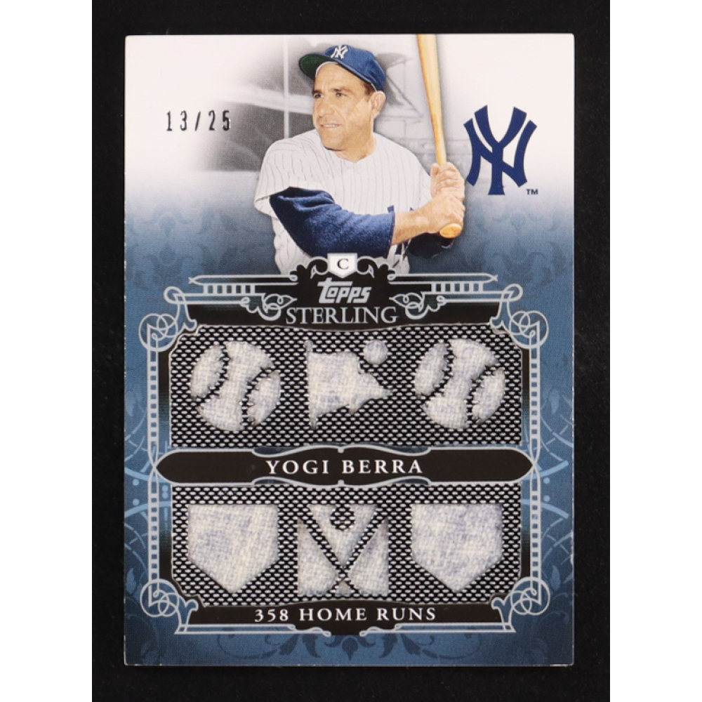 Yogi Berra 2010 Topps Sterling Stats Relics Six #SSR-48 #13/25 at PristineAuction.com