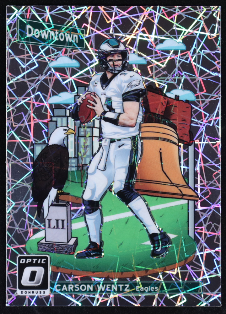 Carson Wentz 2018 Donruss Optic Downtown #DT10